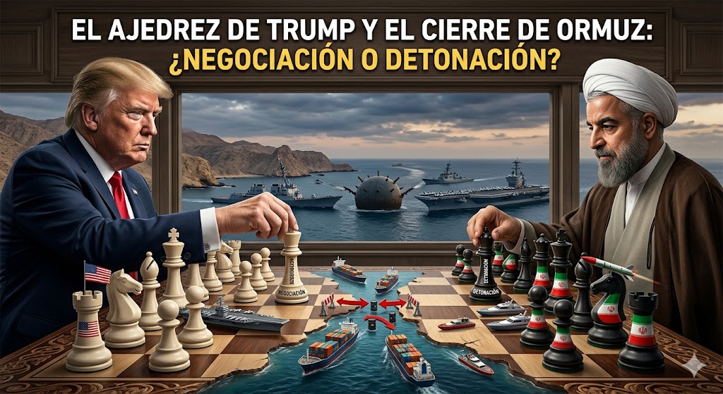 El Ajedrez de Trump y El Cierre de Ormuz: ¿Negociación o Detonación?