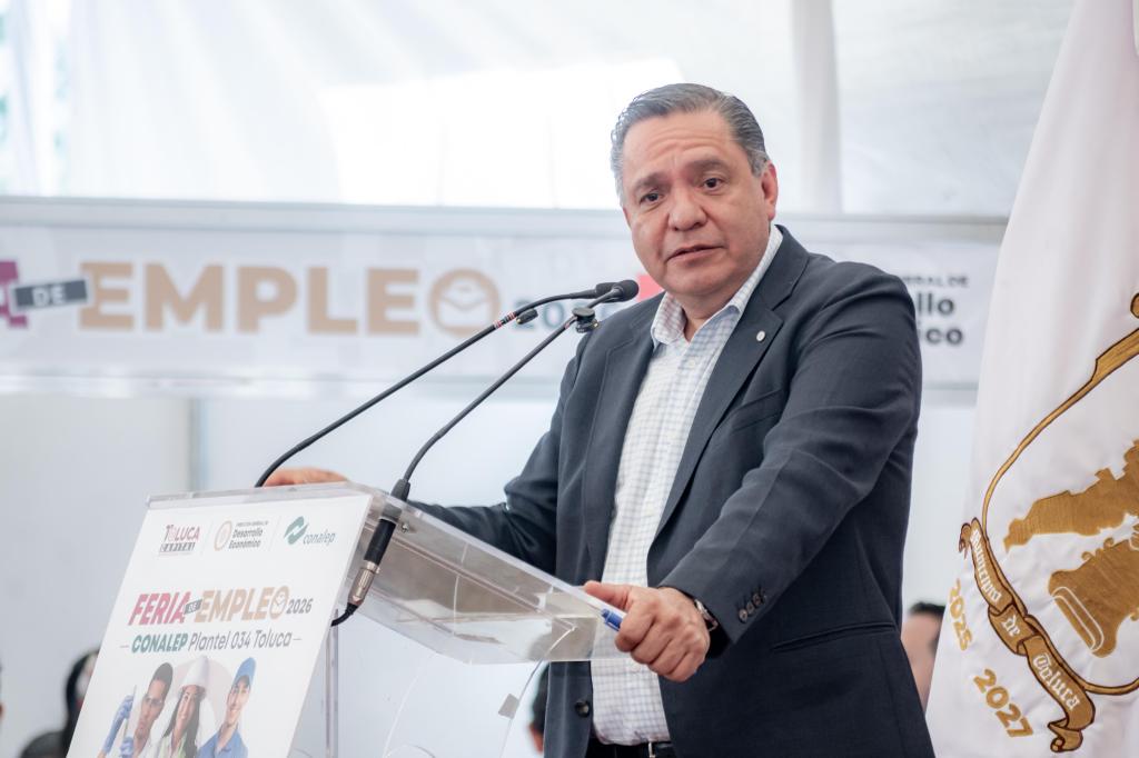 Impulsa Ricardo Moreno oportunidades reales para jóvenes en Feria de Empleo&nbsp;2026.