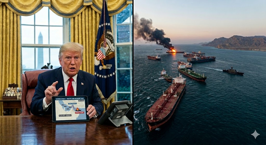 Trump urge a Irán a negociar mientras se agrava la crisis en el Estrecho de&nbsp;Ormuz.