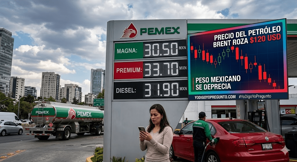Mercados en Alerta: Petróleo Brent roza Los 120 Dólares y El Peso Mexicano se&nbsp;Deprecia.