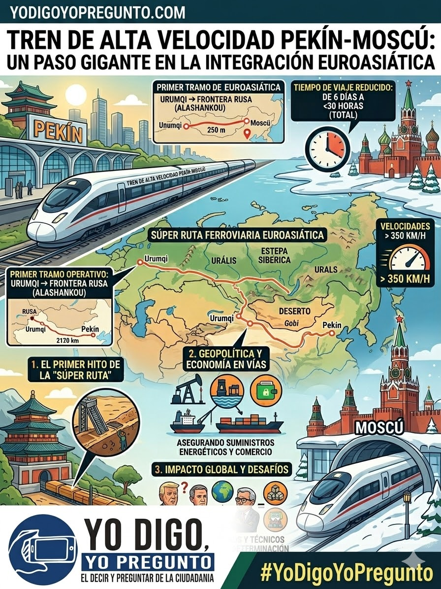 Tren de Alta Velocidad Pekín – Moscú: Un Paso Gigante en La Integración&nbsp;Euroasiática.