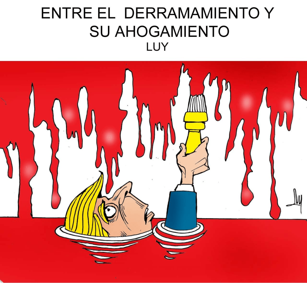 Entre El Derramamiento y Su Ahogamiento.