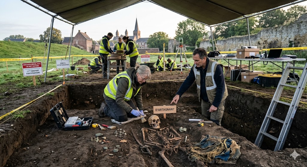 Hallazgo histórico en los Países Bajos: Localizan los posibles restos del verdadero d’Artagnan.