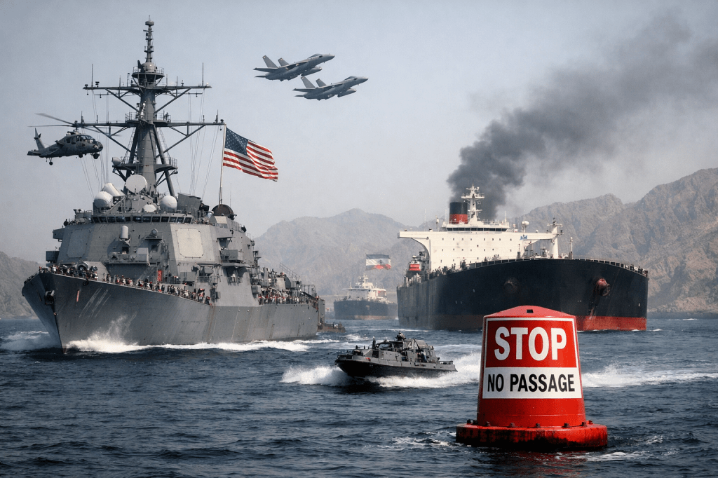 Estados Unidos Bloque El Estrecho de&nbsp;Ormuz.