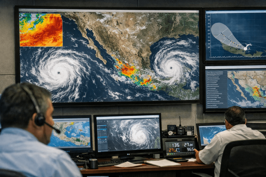 Pronóstico por El Niño: más ciclones en el Pacífico, alerta del Servicio Meteorológico&nbsp;Nacional.