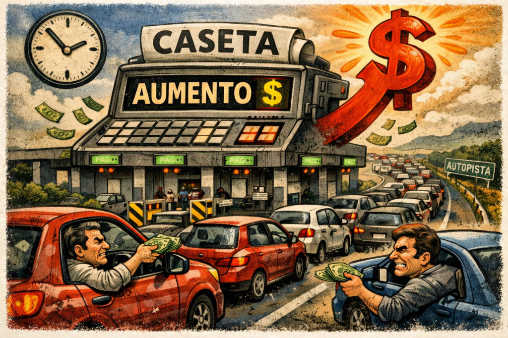 Casetas al alza: el peaje que ahoga al viajero.