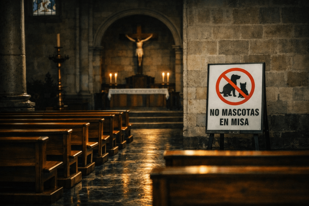 “La misa sin&nbsp;compañía.”