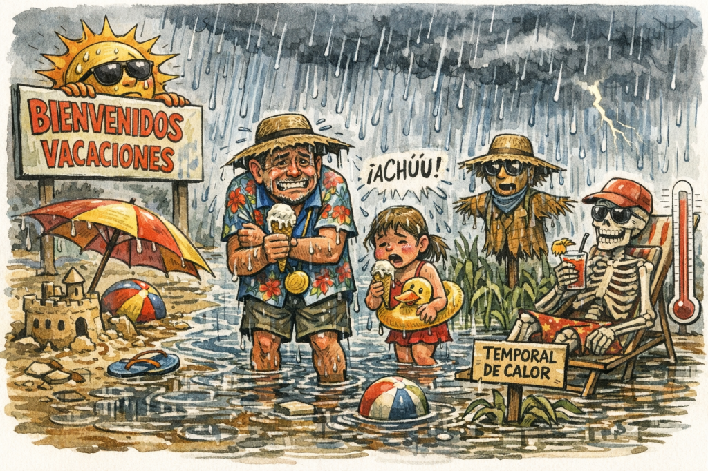 Lluvias, sin Ser Tiempo de&nbsp;Lluvias.