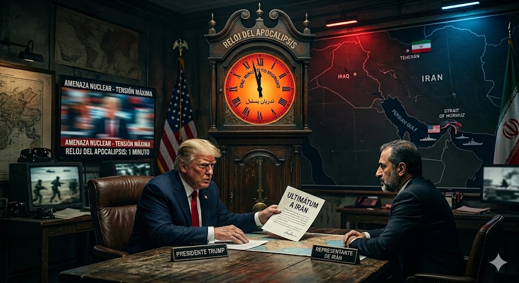 El Reloj del Apocalipsis: El Ultimátum de Trump a&nbsp;Irán.