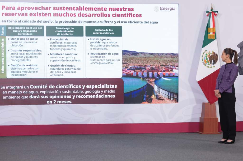 Presidenta Claudia Sheinbaum Pardo Presenta Estrategia para Fortalecer La Soberanía Energética con Explotación de Reservas de Gas Natural para Disminuir Importación.
