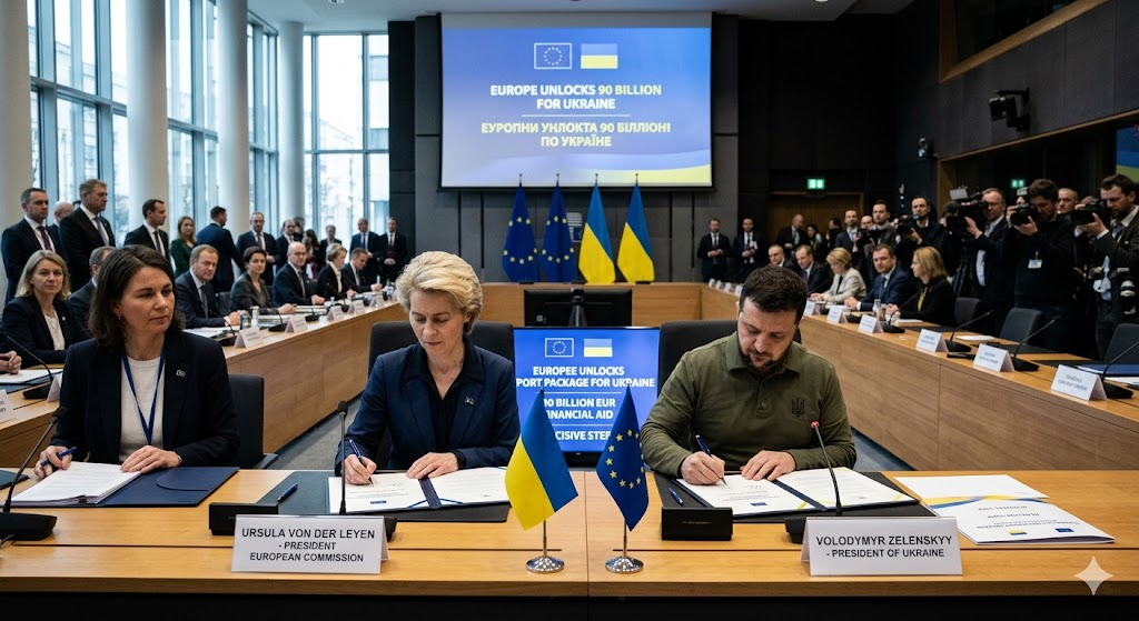 Europa desbloquea 90 mil millones para Ucrania: un giro decisivo en la&nbsp;guerra.