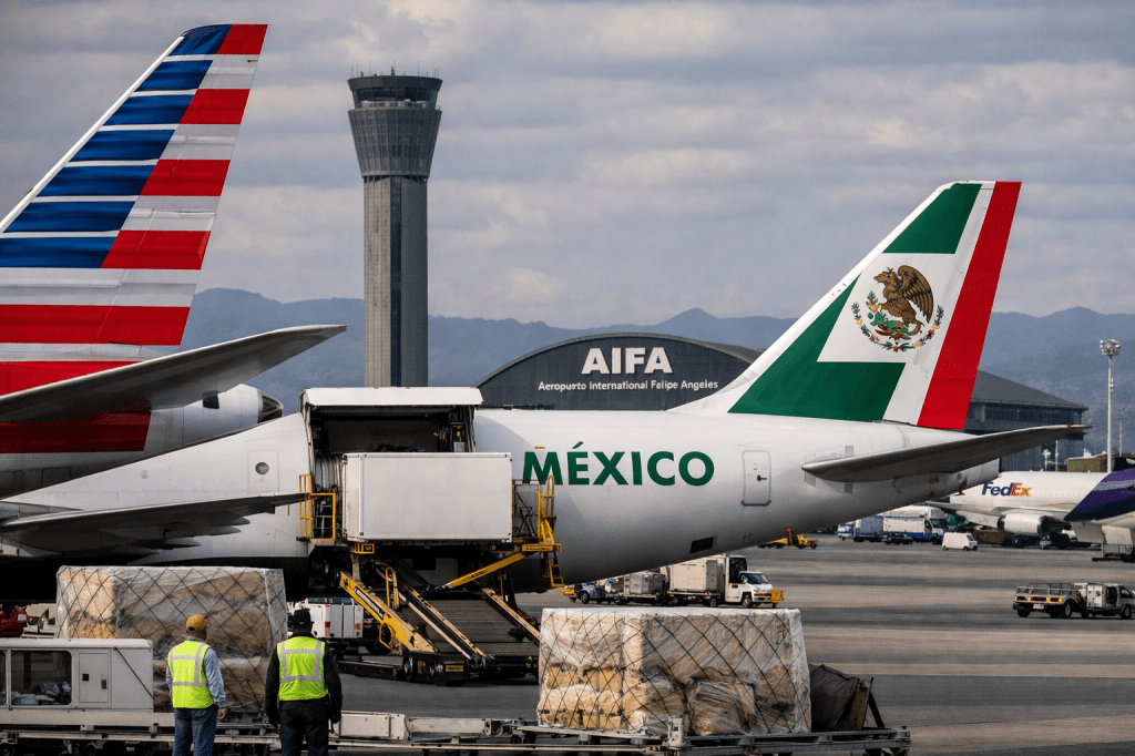 Disputando por vuelos de carga: el AIFA entra en el tablero&nbsp;bilateral.