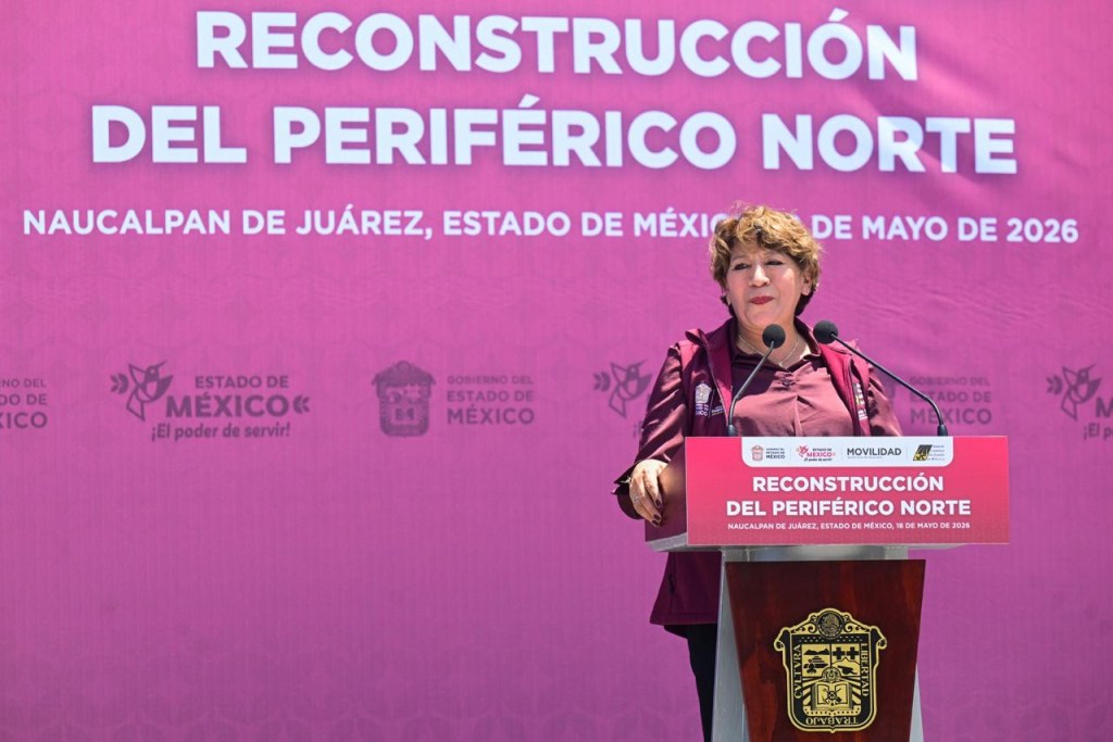 Gobernadora Delfina Gómez entrega reconstrucción total de 108 kilómetros del Periférico&nbsp;Norte.