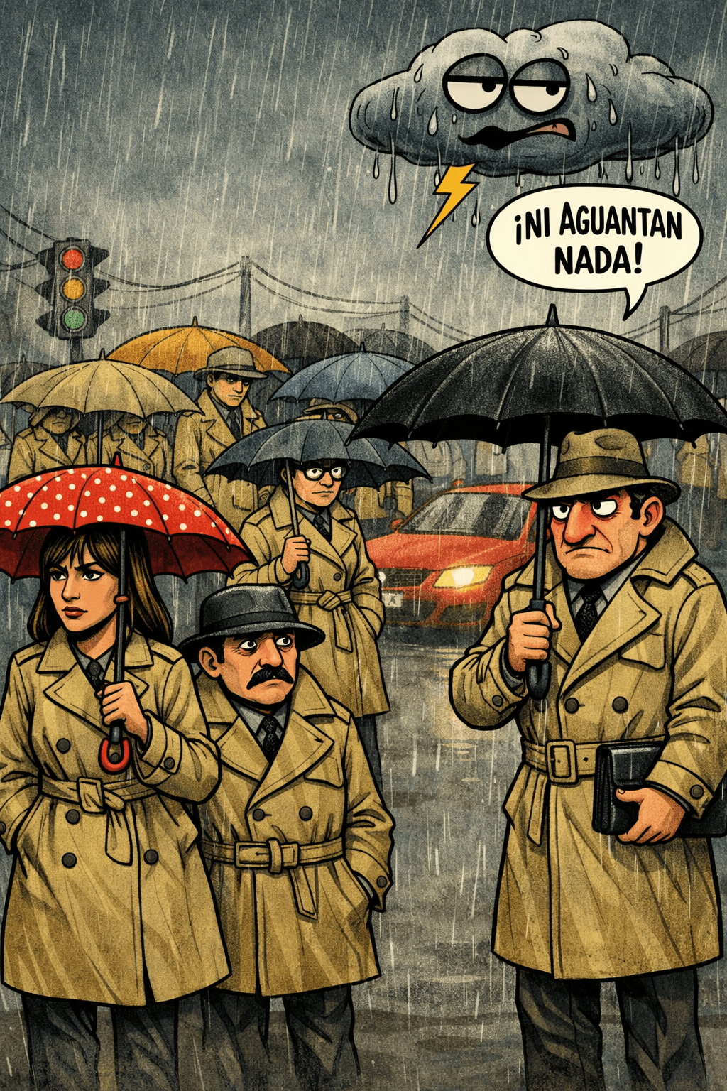 ¡¡¡Ya Está Presente La Fiebre de Las Gabardinas y Paraguas!!!