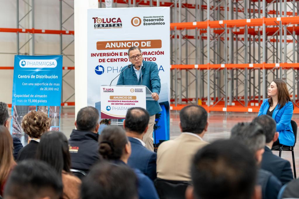 Se posiciona Toluca a la vanguardia en el rubro farmacéutico con una nueva inversión millonaria: Ricardo&nbsp;Moreno.