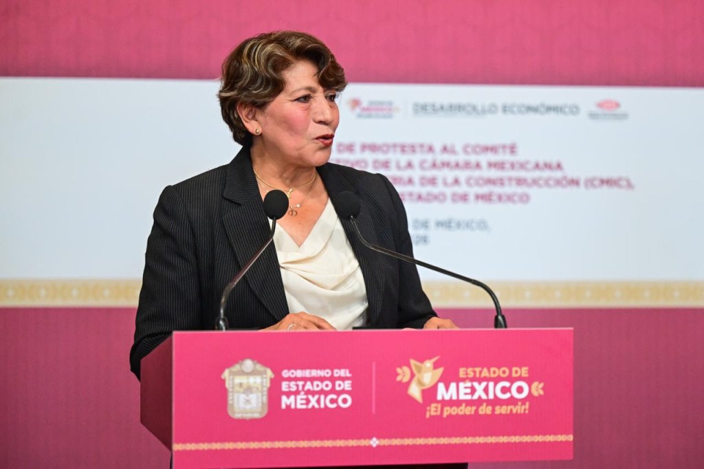 “Industria de la construcción, pilar fundamental para la transformación del EdoMéx”: Gobernadora Delfina Gómez durante toma de protesta al Comité de la CMIC.