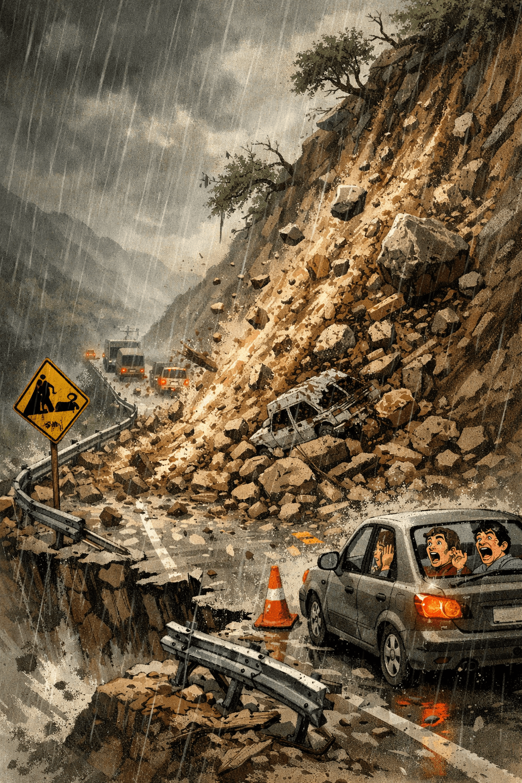 ¡¡¡Llegan Las Lluvias!!! y con Ellas Desafortunadamente los Deslaves en Carreteras.