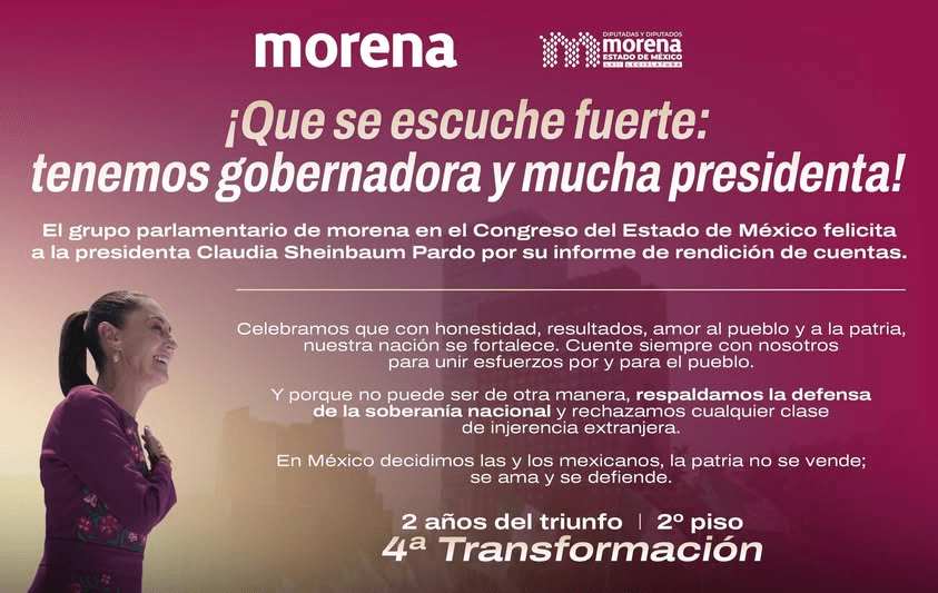 Gobernadora y Presidenta: Liderazgo con Fuerza: Diputado Local Mexiquense Octavio Martínez Vargas.