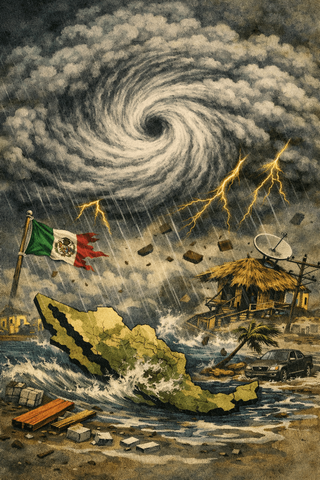 ¡¡¡Ya Llegó a México La Tormenta Tropical «BORIS», ¿Bienvenida ó Salvese Quien Pueda?!!!