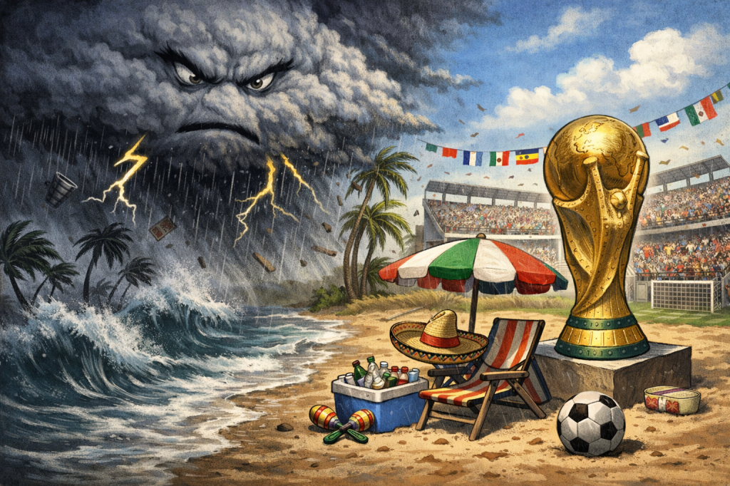 Esperamos que con Las Tormentas Tropicales en Nuestro País México, si se Pueda Festejar en Paz El Mundial de Futbol.