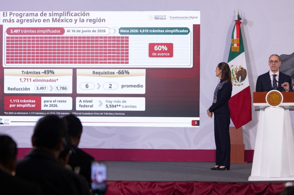 Programa de Simplificación de Trámites tiene 60% de Avance; Facilita La Vida de Los Mexicanos y Evita La Corrupción: Presidenta Claudia Sheinbaum&nbsp;Pardo.
