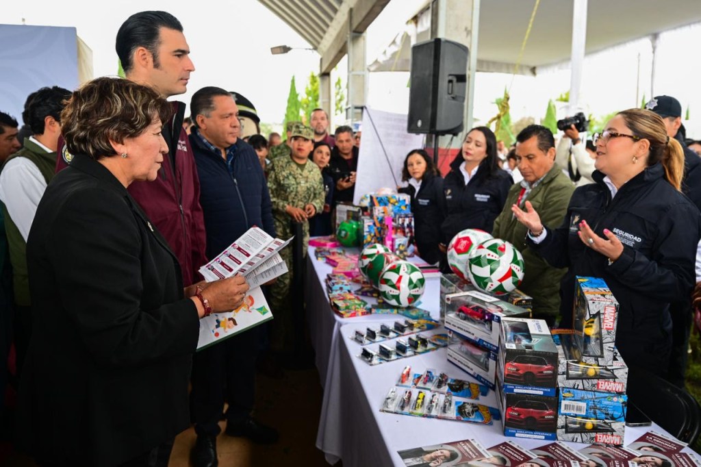 Encabeza Gobernadora Delfina Gómez Jornada de Paz y Desarme Voluntario en Toluca para la atención a las causas.