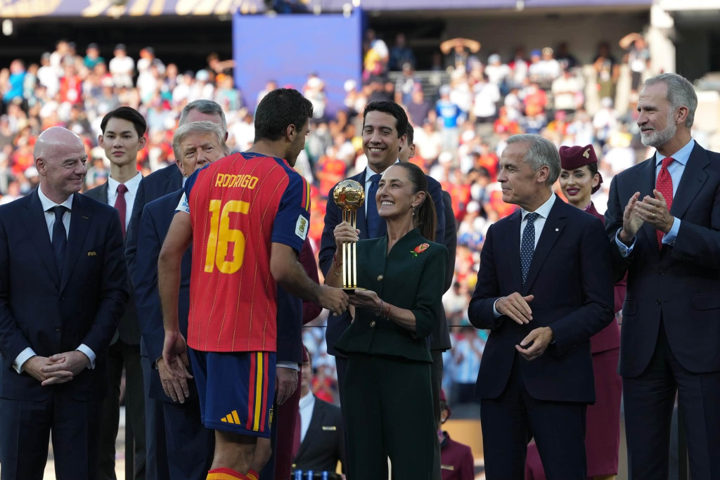 Felicidades a España por Conquistar Merecidamente El Campeonato: Presidenta Claudia Sheinbaum Pardo.