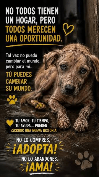 🐾 Por Favor, NO Compres Perros de Raza: Adopta y Cambia una Vida o Varias.