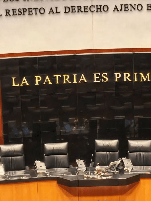 Diputado Octavio Martínez en Sesión&nbsp;Senatorial.
