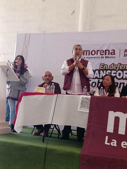 “Octavio Martínez Vargas, Voz de Morena en Ecatepec: Unidad y Soberanía en el Distrito 17”.