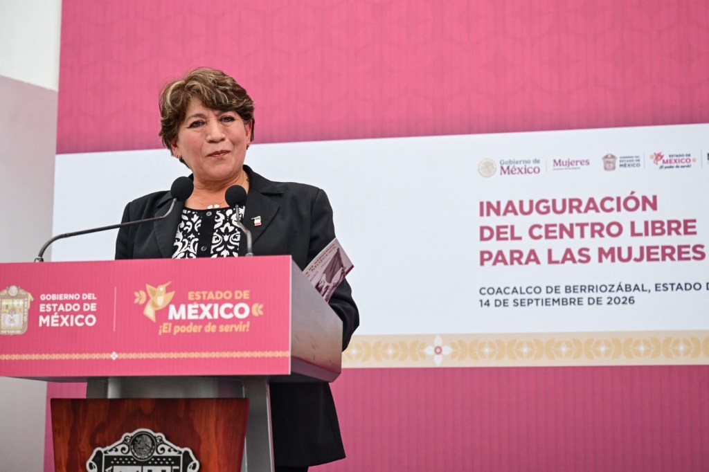 Delfina Gómez Álvarez impulsa espacios seguros para mujeres en el Estado de México.